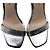 Sandali con cinturino alla caviglia Square Nudist Stuart Weitzman in pelle argento Metallico - vista 10