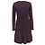 M Missoni Keyhole Mini Kleid aus lila Virgin Wool