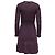 M Missoni Keyhole Mini Kleid aus lila Virgin Wool - Ansicht 4