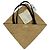 Sac cabas pliable Loewe XL Puzzle en raphia beige - vue 9