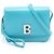 Borsa a tracolla in pelle Balenciaga B Dot Blu
