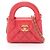 Borsa shopping mini matelassé Chanel Rosso