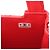 Borsa shopping mini matelassé Chanel Rosso - vista 5