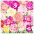 Hermès Hermes Carre 90 ROSERAIE Rose Garden Sciarpa Multicolore Verde - vista 3