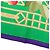 Hermès Hermes Carre 90 ROSERAIE Rose Garden Sciarpa Multicolore Verde - vista 7
