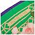 Hermès Hermes Carre 90 ROSERAIE Rose Garden Sciarpa Multicolore Verde - vista 8