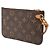 Borsa Louis Vuitton Monogram Neverfull PM con Pouch Marrone - vista 2