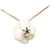 Collar Chanel Camellia Coco Mark Blanco Dorado