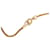 Collar Chanel Camellia Coco Mark Blanco Dorado - vista 4