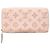 Cartera larga Zippy Monogram Mahina Louis Vuitton Rosa