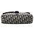 Christian Dior Dior Oblique Saddle Bag Nero Beige - vista 3