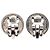 Orecchini Chanel Vintage Round Clip Argento - vista 2