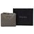 Prada Triangle Logo Bi-fold Wallet in Grau Braun - Ansicht 8