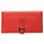 Hermès Bearn Soufflé Long Wallet Pink Rot