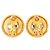 Timeless Orecchini a clip Chanel Vintage Coco Mark D'oro - vista 2