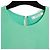 Yves Saint Laurent Rive Gauche Mint Green Silk Crepe Blouse - view 2