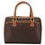 Céline Celine Vintage Macadam Boston Canvas Marron - vue 3