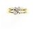 Anello Tiffany & Co con diamante in oro bianco e giallo 18K D'oro - vista 2