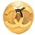 Chanel Coco Mark Rundbrosche Golden