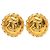 Orecchini a clip tondi Chanel Mademoiselle D'oro