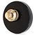 Timeless Spilla tonda Chanel Coco Mark Nero Blu - vista 2