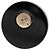 Timeless Spilla tonda Chanel Coco Mark Nero Blu - vista 3