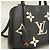 Borsa Louis Vuitton Empreinte Montaigne BB Nero Monogramma - vista 8