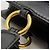 Borsa a mano/Tote Bag Chanel in pelle di agnello nera Nero - vista 16