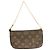 Louis Vuitton Mini pochette accessoires Canvas Mini Castaño - vista 2