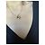 Autre Marque Collar con colgante de luna y estrella en tono dorado con piedra verde - vista 8
