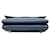 Saffiano Borsa a Spalla Prada Flap Chain Blu navy  - vista 3