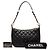 Borsa a tracolla Chanel Coco Mark Matelassé Chain Nero - vista 7