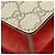 Borsa a tracolla con catena Dionysus GG Supreme Gucci Rosso Beige - vista 6