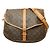 Bolsa de Ombro Louis Vuitton Monogram Saumur 35 Marrom