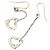 Orecchini pendenti Elsa Peretti Open Heart di Tiffany & Co. Argento