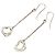 Orecchini pendenti Elsa Peretti Open Heart di Tiffany & Co. Argento - vista 2