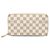 Cartera larga Zippy Organizer Louis Vuitton Damier Azur Blanco
