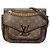 Borsa a Spalla Louis Vuitton Monogram Passy Chain Marrone