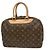Borsa Louis Vuitton Deauville in tela Monogram 34 Marrone - vista 2