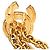 Chanel Matelassé Coco Mark Kettengürtel Golden - Ansicht 5