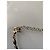 Collana Chanel CC con cristalli e pelle intrecciata Gold hardware - vista 3