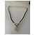 Collana Chanel CC con cristalli e pelle intrecciata Gold hardware - vista 4