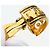 Orecchini a clip in metallo dorato Chanel D'oro - vista 10