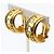 Orecchini a clip in metallo dorato Chanel D'oro - vista 4