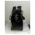 Yves Saint Laurent Downtown Sac Cabas Cuir Verni Noir  - vue 5
