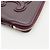 Céline Portafoglio monete Celine Cuile Triomphe in pelle Bordeaux Bordò - vista 6
