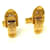 Gemelli Louis Vuitton in oro D'oro Argento