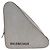 Clutch Triangle Glitter Balenciaga Argento