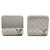Gemelli Louis Vuitton in metallo argentato Argento