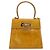 Salvatore Ferragamo Gancini in pelle vernita Giallo